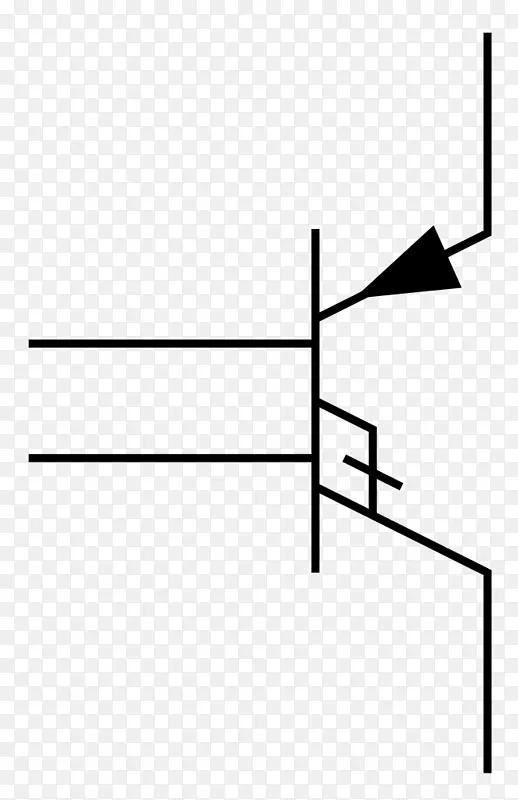 npn达林顿晶体管比较器bc 548-晶体管符号