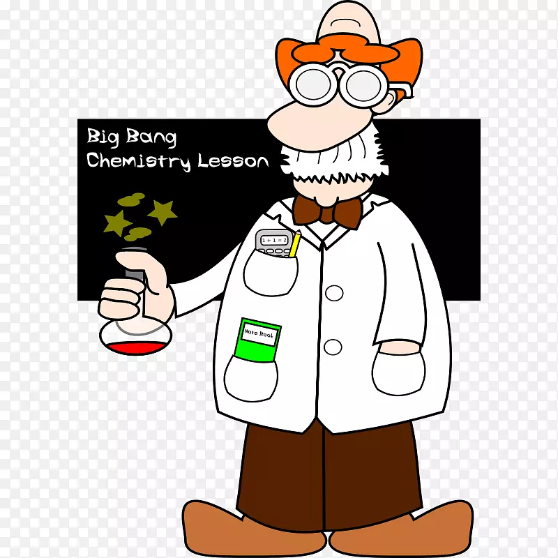 化学教师教育教授剪贴画老师