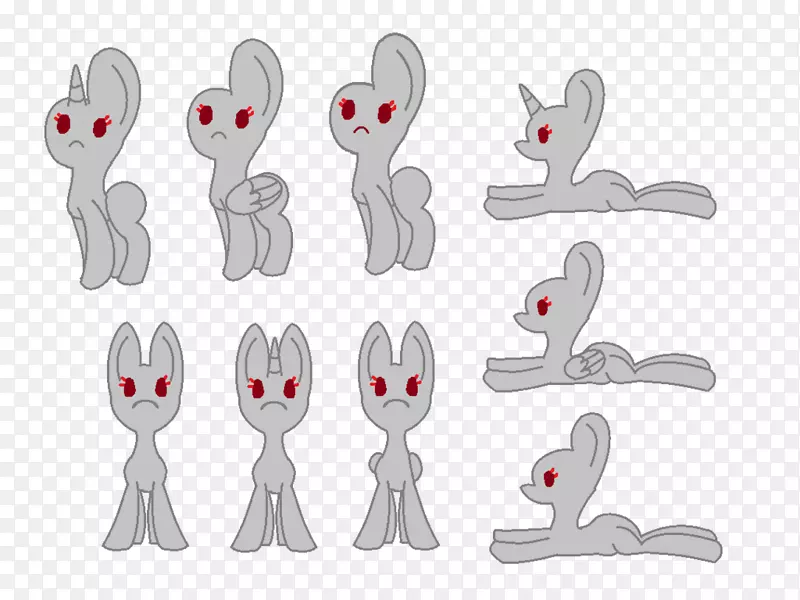 艺术卡通兔扇艺术-兔子