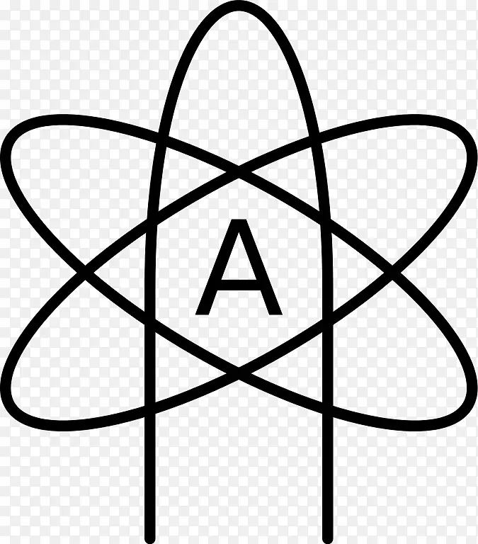 分子中的原子符号无神论者符号