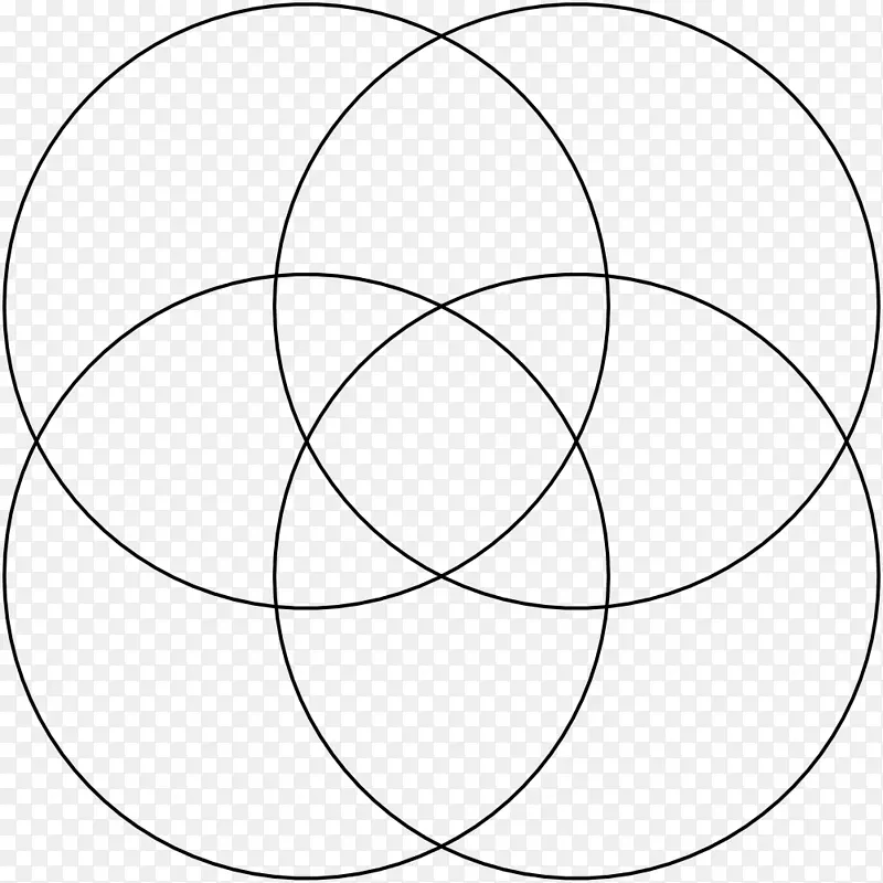 圆几何角点对称圆