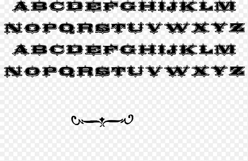 书法字体-马戏团字体