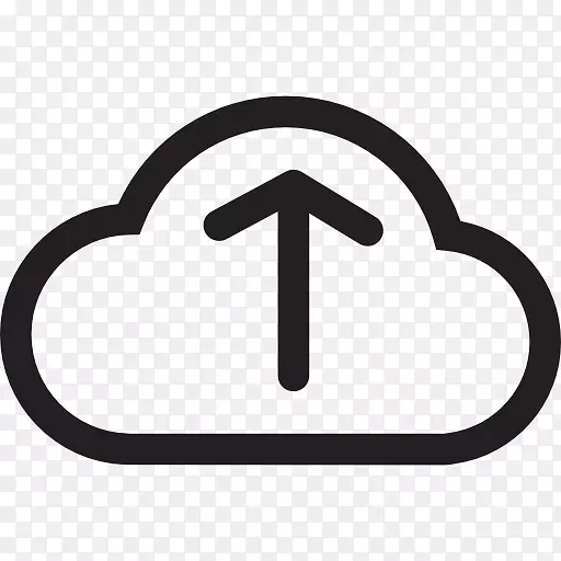 开放云计算接口云存储计算机图标.云技术