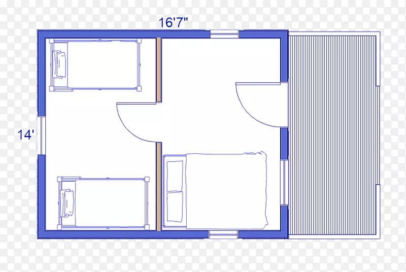 建筑房屋平面图-房屋