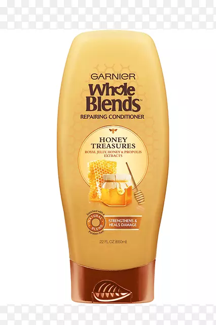 加尼埃整个混合蜂蜜珍品修复护发素加尼耶整个混纺蜂蜜珍品修复洗发水护发素护发-药店