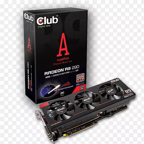 显卡和视频适配器和Radeon Rx 200系列俱乐部3D和Radeon Rx 300系列-Ace of Club