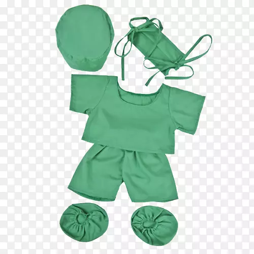 绿色外装医用手套-医生制服