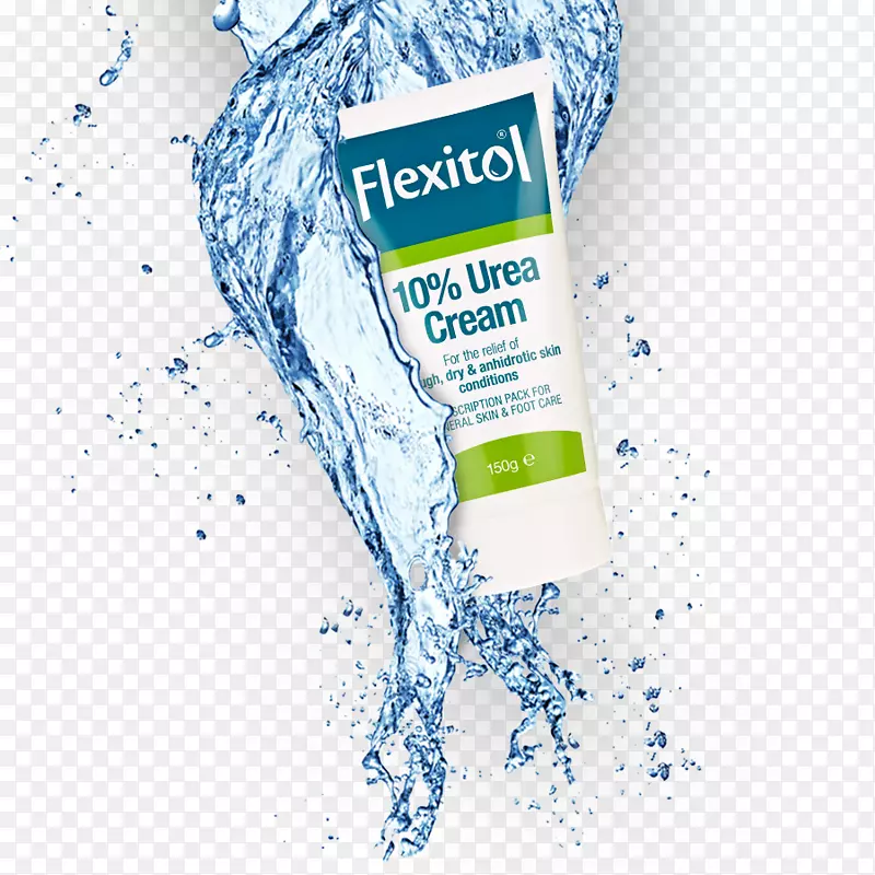 Flexitol脚跟护肤品治疗-奶油飞溅
