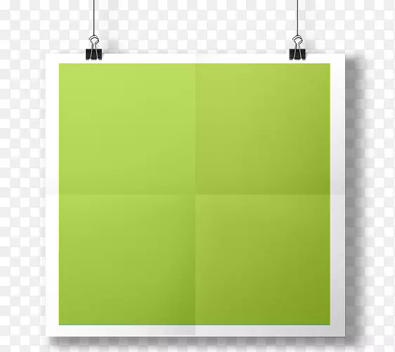 绿色矩形角