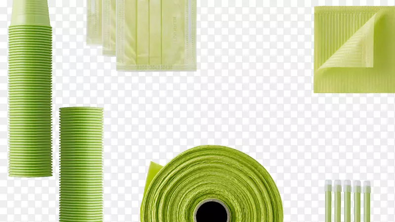 瑜伽和普拉提垫绿色设计