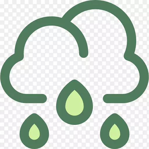 电脑图标剪贴画-雨天