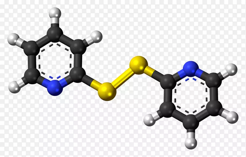结构异构体化学化合物杂环化合物球棒模型二硫