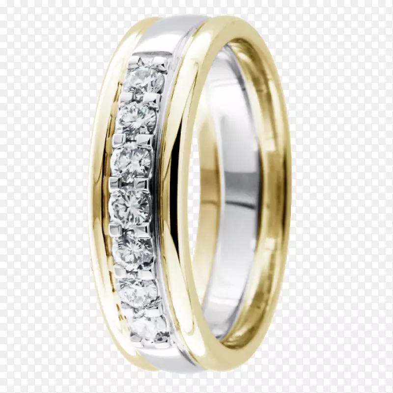 结婚戒指białe złoto黄金首饰-戒指