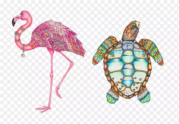 诺拉巴特勒设计艺术热带圈海龟作品