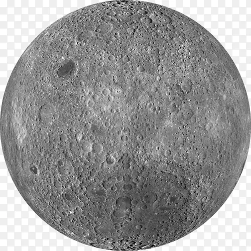 月球远侧超月食地球-月亮