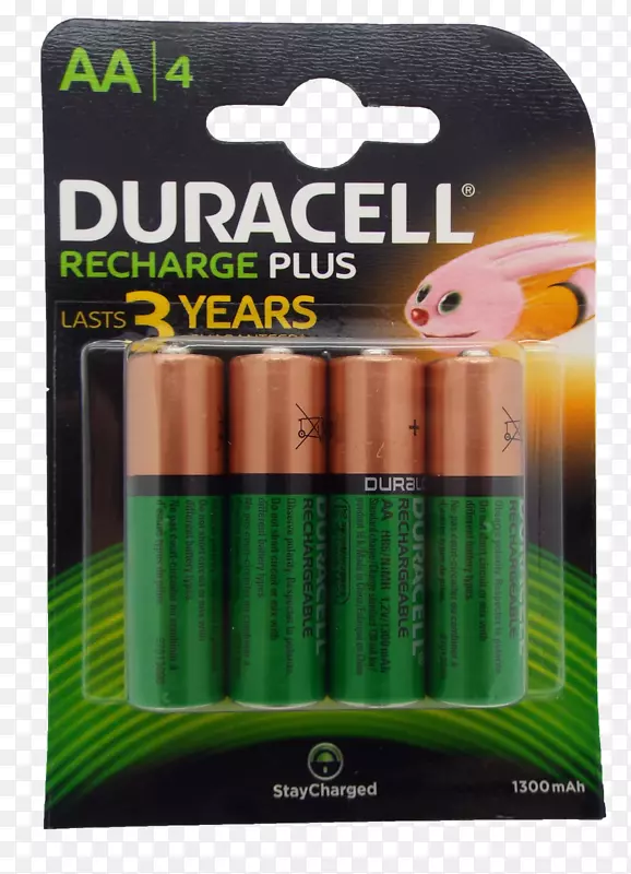 电池充电器AAA电池镍金属氢化物电池Duracell可充电电池AA电池