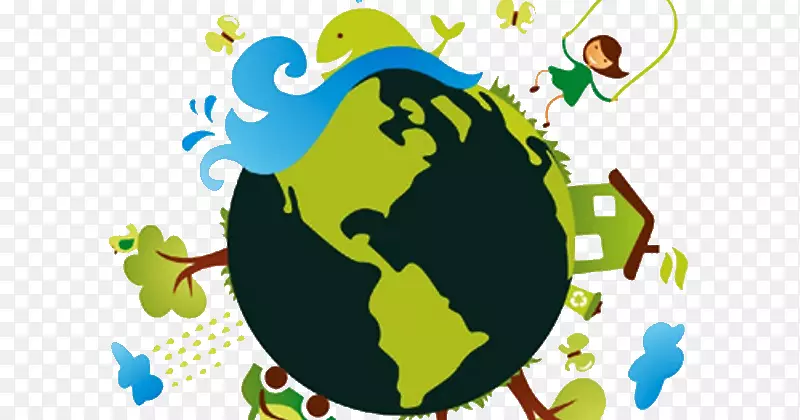 自然环境组织生态足迹可持续发展海报