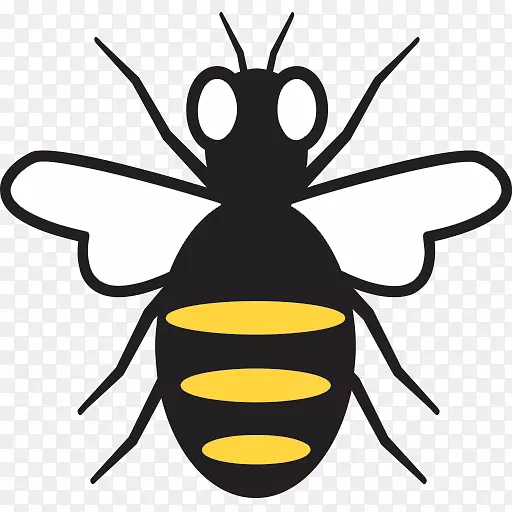 蜜蜂表情符号标签昆虫-猴子文本框