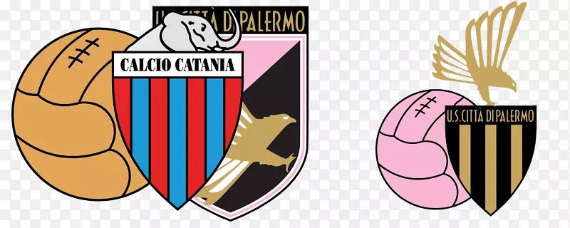 卡塔尼亚标志足球剪贴画-德比德拉Madonnina