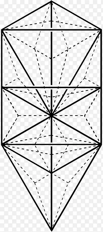 对称线点角图案-三角形图案