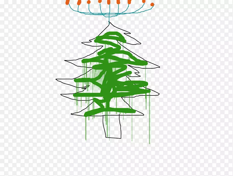杉木圣诞树装饰绿色-圣诞树