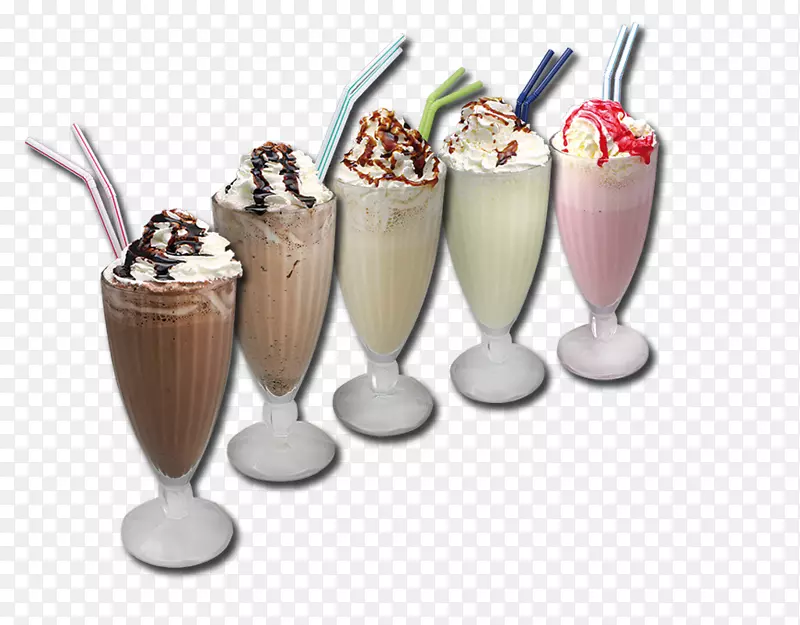 圣代巧克力冰淇淋奶昔冰淇淋锥-冰淇淋