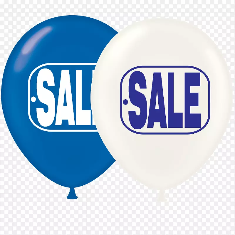 气球销售广告蓝色零售气球