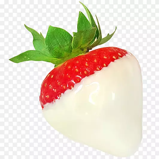草莓白巧克力蛋糕巧克力牛奶-草莓