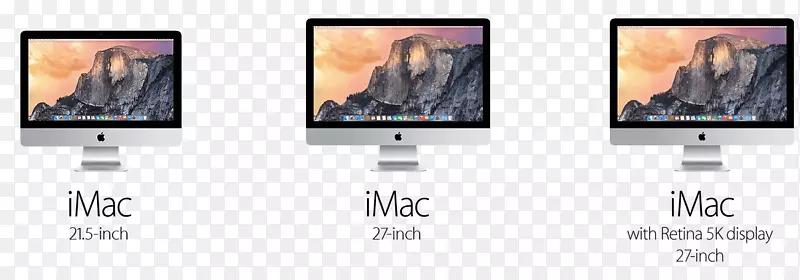 imac视网膜显示苹果显示器imac顶部视图