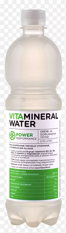 强化水膳食补充剂维生素柠檬矿泉水
