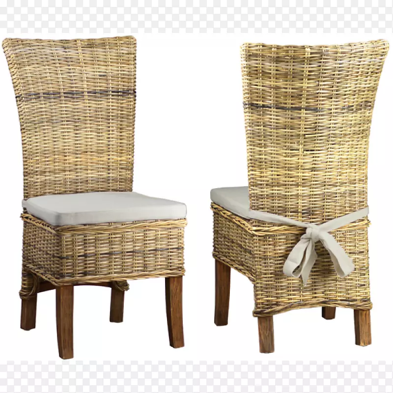 柳条垫椅藤园家具-椅子