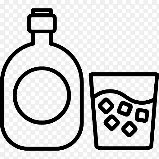 波旁威士忌龙舌兰威士忌蒸馏饮料-酒精图标