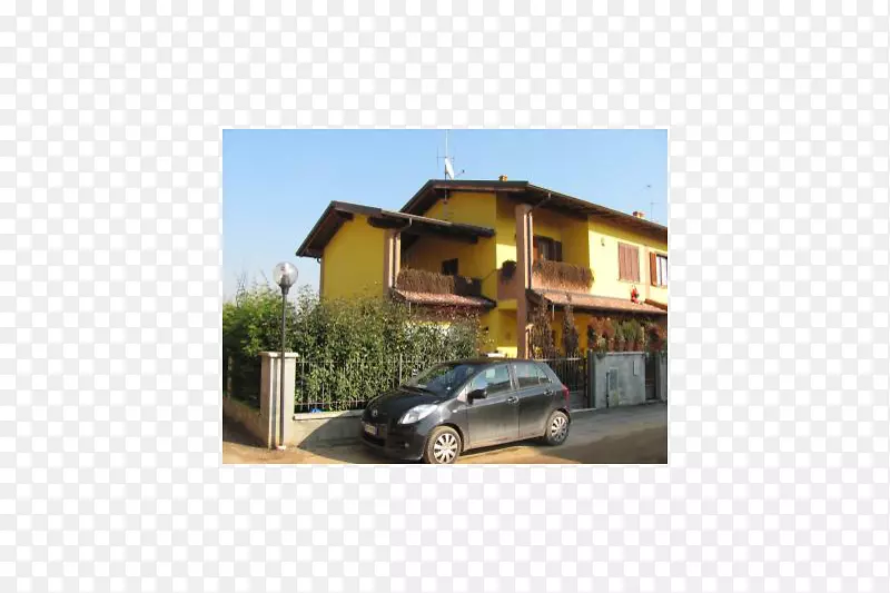 房产房，家庭汽车立面别墅-意大利乡村
