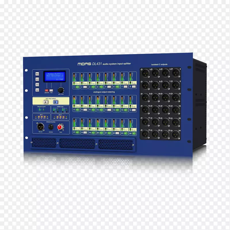 麦克风分配器音频混频器MIDAS控制台线级麦克风
