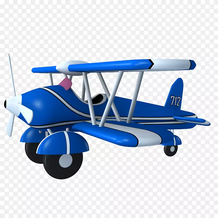三维计算机图形三维建模低聚Turbosquid FBX-飞机玩具