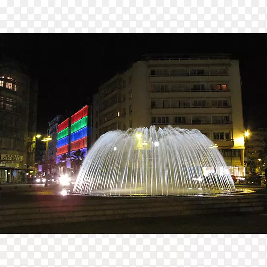 阿尔及利亚Fontaine lumineuse广告牌广告-灯光