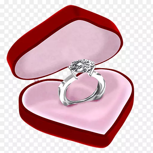 订婚戒指钻石珠宝夹艺术戒指