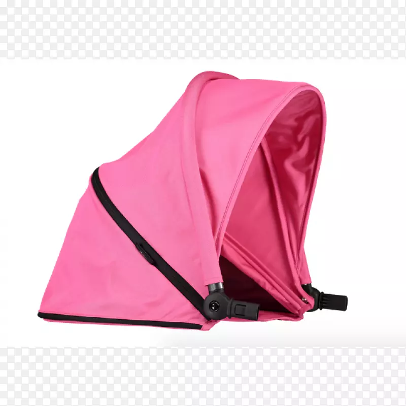天篷婴儿运输雨伞彩色雨伞-粉红色雨篷