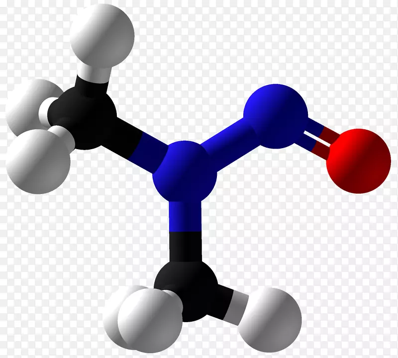 分子球棒模型化合物1，8-重氮杂环[5.4.0]