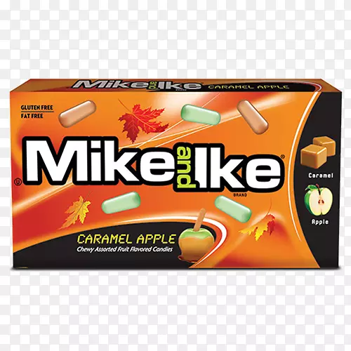 迈克和艾克果糖果汁橙子焦糖咀嚼