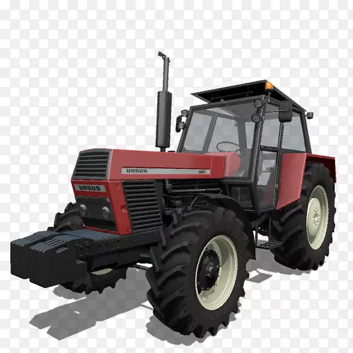 农业模拟器17拖拉机工厂约翰迪尔轮胎拖拉机