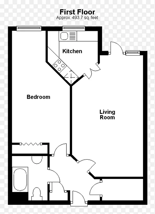 房屋规划经济适用房楼面平面图-房屋