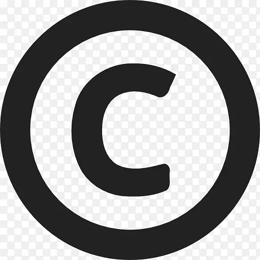 版权符号所有版权保留注册商标符号创意共用.圆圈形状