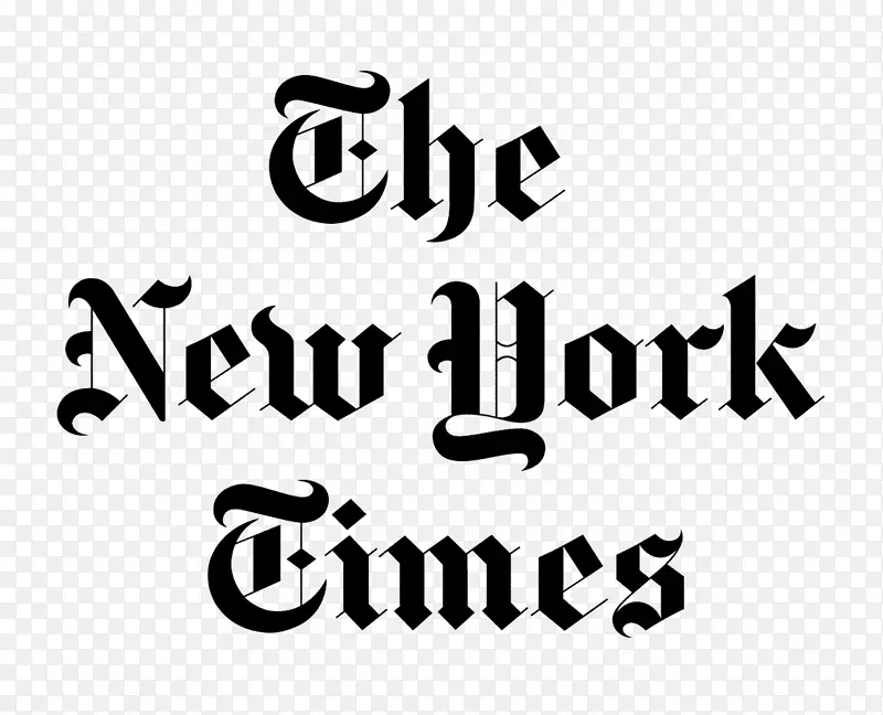 香蕉裙制作“纽约时报”徽标商业报纸-纽约图标