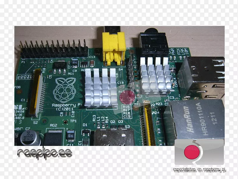 微控制器raspberry pi电子微SD电子元件纳米