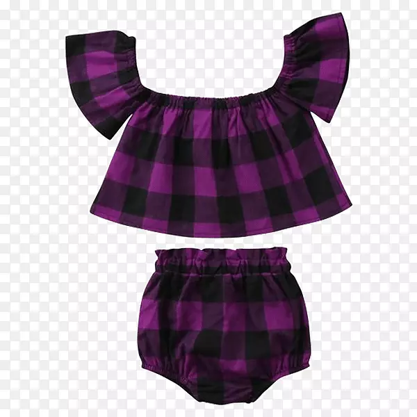 龙舌兰紫色连衣裙套装-紫色