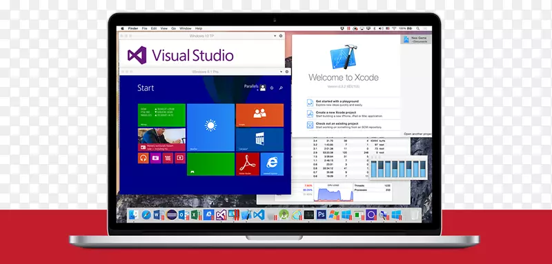mac台式计算机的计算机程序并行桌面9.计算机