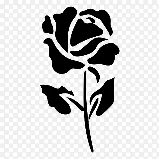 电脑图标玫瑰花夹艺术-玫瑰
