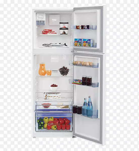贝科冰箱，家电，自动解冻-冰箱顶部