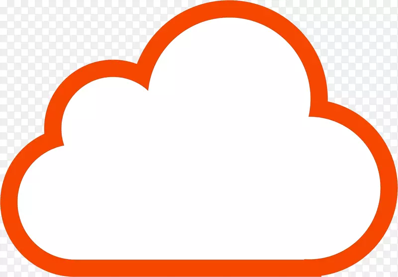 云计算云存储网络计算机图标大云